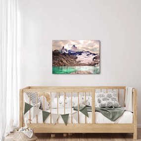 Tablou cu lac montan (70x50 cm)