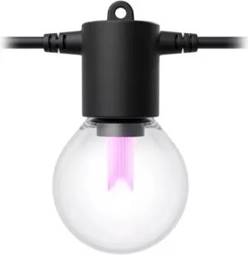 Philips Hue FESTAVIA – ghirlandă LED RGBW extensibilă, dimmabilă, pentru exterior, 20 LED, 14 m, IP65