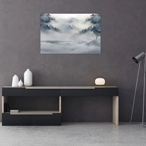 Tablou cu lupi (90x60 cm)