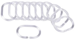 Cârlige pentru perdea de duș 12 buc. 4 cm Vitamine – douceur d'intérieur