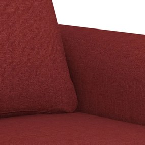 Canapea de o persoana, rosu vin, 60 cm, material textil Bordo, 92 x 77 x 80 cm