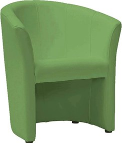 Fotoliu TM-1, verde, piele ecologica, 67x60x76 cm