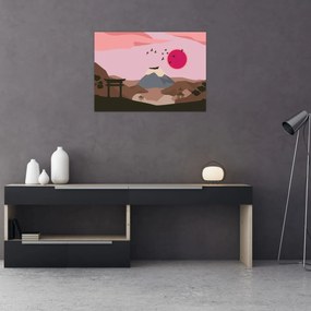 Tablou pe sticlă - Japonia N⁰2 (70x50 cm)