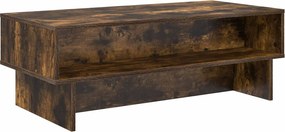 vidaXL Masă de cafea Stejar fumuriu 100 x 46 x 35 cm Lemn compozit