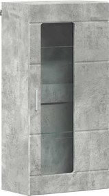 vidaXL Dulap din Lemn Gri din beton 50 x 29 x 100 cm Lemn compozit