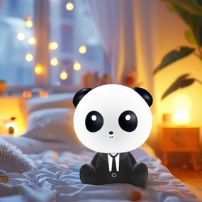 Lampă LED tactilă dimabilă pentru copii PANDA LED/2,5W/3,7V 1200 mAh