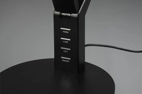 Veioză negru-mat LED cu intensitate reglabilă (înălțime 40 cm) Ava – Trio