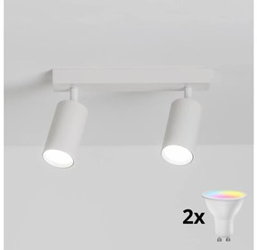 Brilagi - Spot LED reglabil SELE 2xGU10/6,5W/230V alb