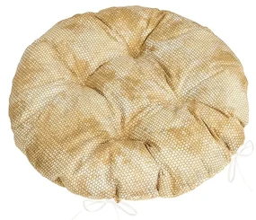 Bellatex Scaun Adéla matlasat rotund Snakeskinmaro 40 x 40 cm