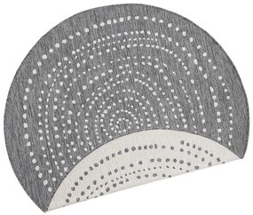 Covor pentru exterior NORTHRUGS Bali, ⌀ 140 cm, gri