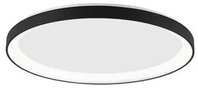 Plafoniera LED moderna design slim 38cm PERTINO negru NVL-9853672