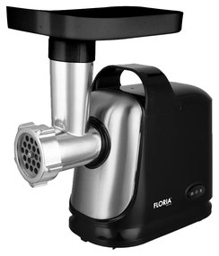 Masina de tocat Floria ZLN7965 Neagra, putere 1300W, doua site, functie de revers, lama din otel
