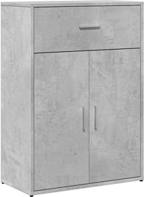 vidaXL Servantă, gri beton, 60x30x84 cm, lemn compozit