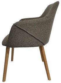 Fotoliu design, maro   fag, PETRUS