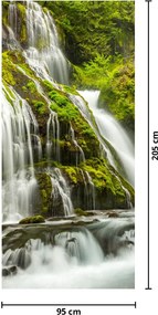 Fototapet pentru ușă - Cascadă (95x205cm)