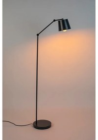 Lampadar negru cu abajur din metal (înălțime 135 cm) Hajo – White Label