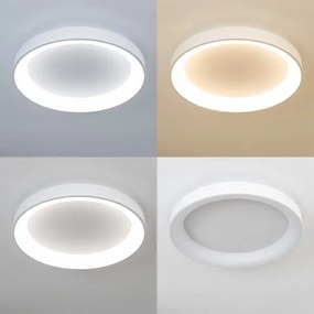 Brilagi - Plafonieră LED dimabilă FALCON II LED/99W/230V, Ø 60 cm, albă + telecomandă