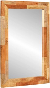 vidaXL Oglindă pentru baie Stejar Artizanal 50 x 70 x 2,5 cm