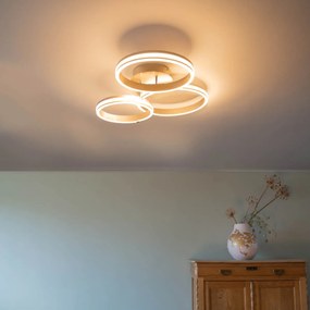 Plafoniera din oțel incluzând LED 3 trepte reglabile 3 lumini - Navara