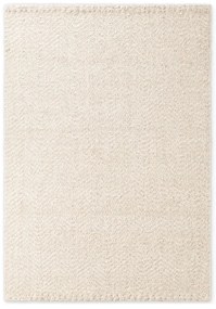 Covor crem-fildeș țesut manual din amestesc de lână 120x170 cm Majoli – Elle Decoration