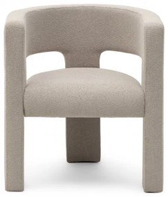 Fotoliu de design bej inchis ALPAH LOOP