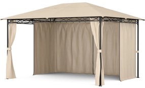 Blumfeldt Foișor Mondo 3x4 cu cadru metalic și 4 pereți laterali