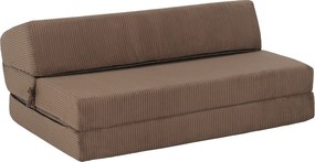 Saltea pliabilă/fotoliu extensibil, 2 in 1, maro deschis, VEDIS