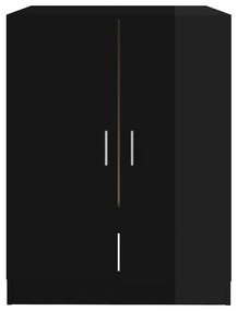 Dulap masina de spalat, negru extralucios, 71x71,5x91,5 cm negru foarte lucios