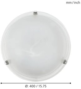 Plafonieră Eglo 7184 SALOME 2xE27/25W/230V