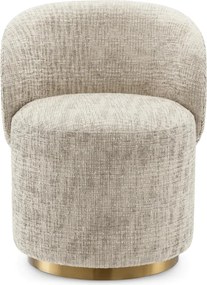 Scaun pivotant modern design LUX Chair Greer, Creststone beige