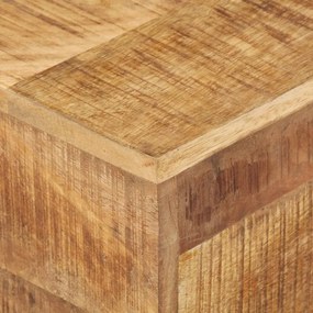 Masa laterala, 30x30x33 cm, lemn de mango nefinisat 1, lemn de mango nefinisat