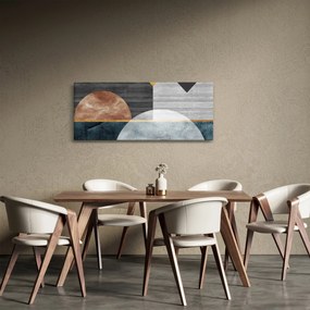 Tablou - Forme și texturi (120x50 cm)