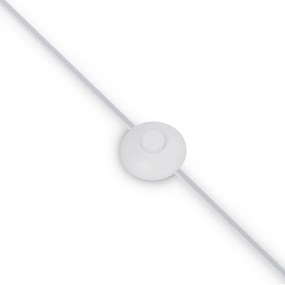 Lampadar, Lampa de podea cu trepied din lemn Calvin alb