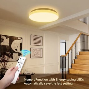 Brilagi - Lampă LED dimabilă MILKY WAY LED/24W/230V 3000-6500K, Ø 38 cm + telecomandă