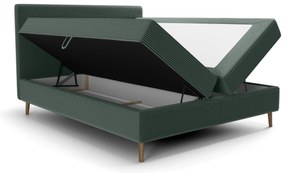 Pat de o persoană 120 cm Napoli Bonell (verde) (cu somieră, cu sp. depozitare). 1082435
