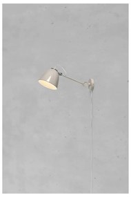 Aplică de perete grej cu alimentare la priză Tilt – Markslöjd