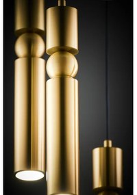 Lustră pe cablu Jupiter 2020 ALAS 5xGU10/10W/230V auriu