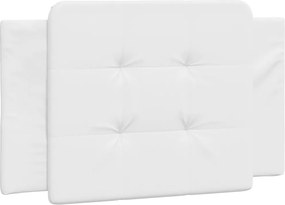 vidaXL Pernă pentru tăblie pat, Zadar, alb, 80 cm, piele artificială