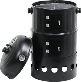 Grătar/afumătoare pe cărbuni Cattara Pisa, ø 40 cm