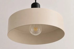 Lustră pe cablu LATTE 3xE27/60W/230V bej/negru