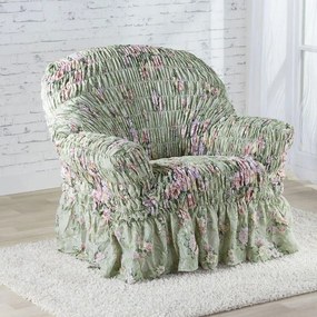 Gaico Huse elastice cu volan FIORELA verzue colţar (l. 350 - 530 cm)
