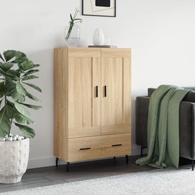 vidaXL Dulap înalt, stejar Sonoma, 69,5x31x115 cm, lemn prelucrat