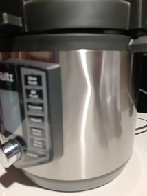 La mâna a doua: Multicooker si Air Fryer 2in1 Oliver Voltz OV51985G6, 6L, 1500W, 44 functii, 12 programe, Inox