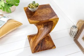 Masuta auxiliara design unicat Helix 30cm natur