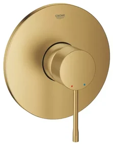 Baterie dus incastrata Grohe Essence auriu periat Cool Sunrise fara corp ingropat