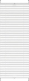 vidaXL Jaluzea plisse, alb, 50x150 cm, pliuri