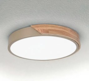 BRILAGI - Plafonieră LED PILANA LED/24W/230V stejar/bej Ø 30 cm