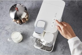 La mâna a doua: Espressor cu capsule DeLonghi EN510W, 1450W, 19 bar, 1 l, Nespresso, Auto shut-off, Alb