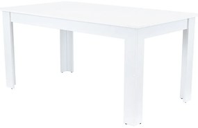 Masă de dining Yorki Standard 160x90 cm albă
