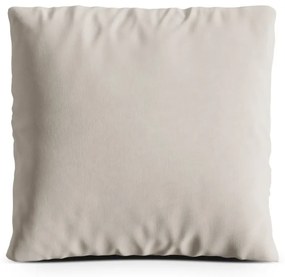 Pernă pentru canapea bej cu tapițerie din catifea Kemi – Cosmopolitan Design